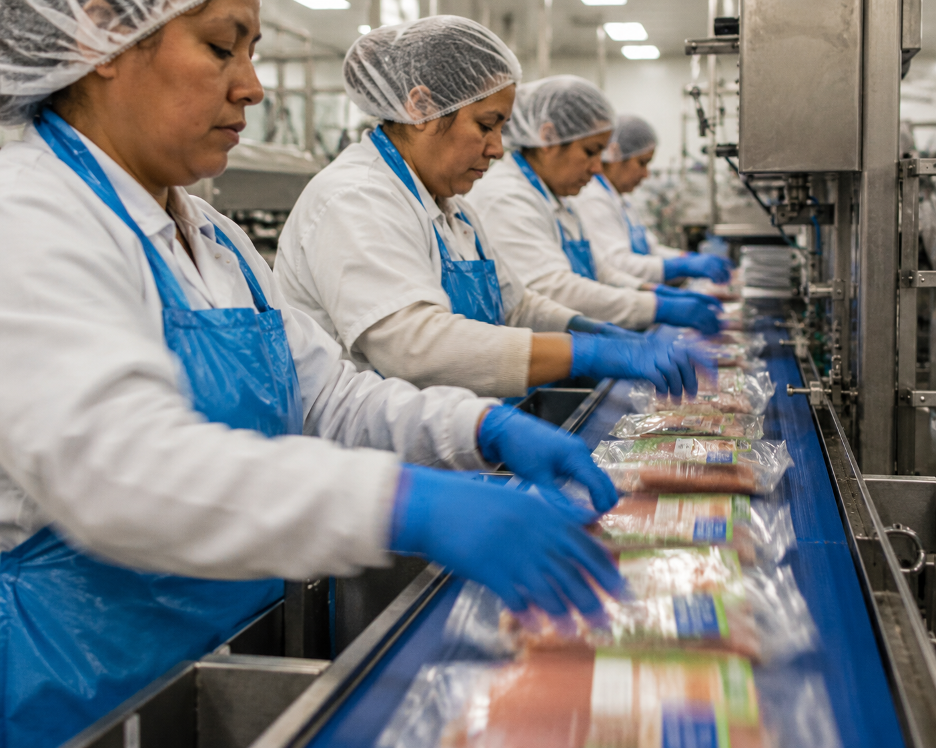Ergonomic Risks in Food Packaging and Processing
